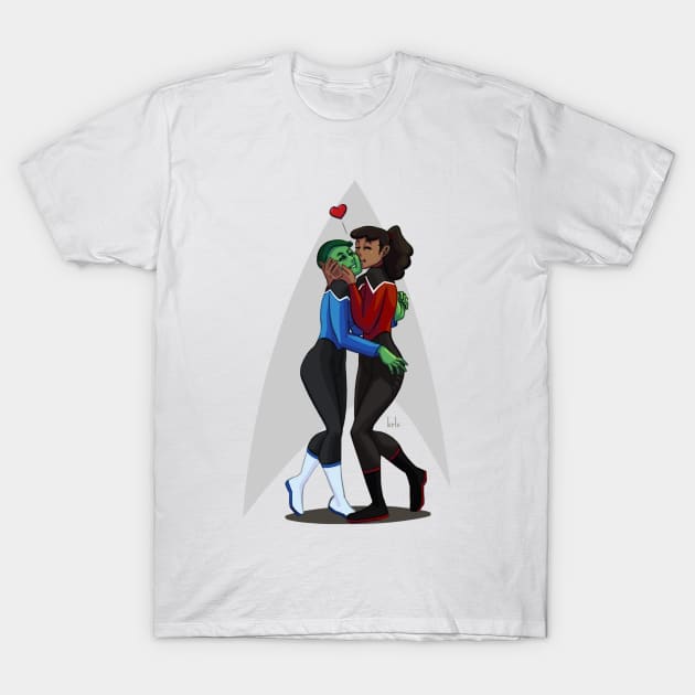 Star Kiss T-Shirt by krls